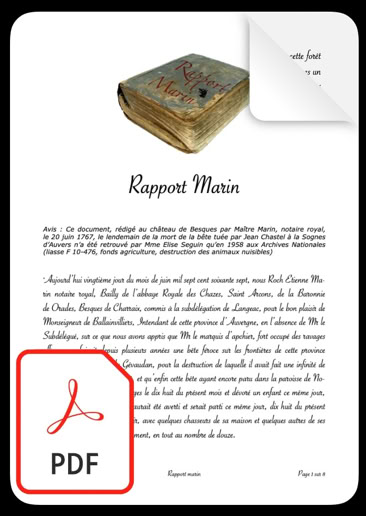 Rapport Marin Bete Gévaudan